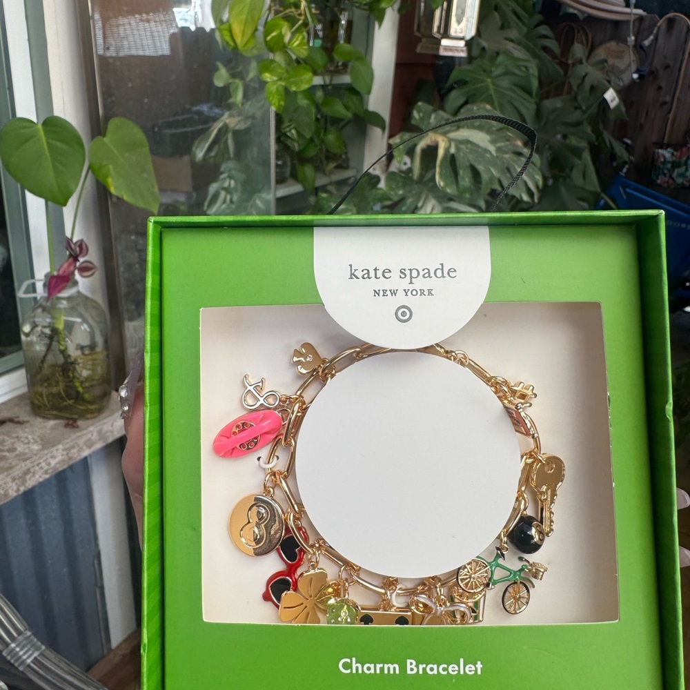 Kate Spade x target Gold Charm Bracelet